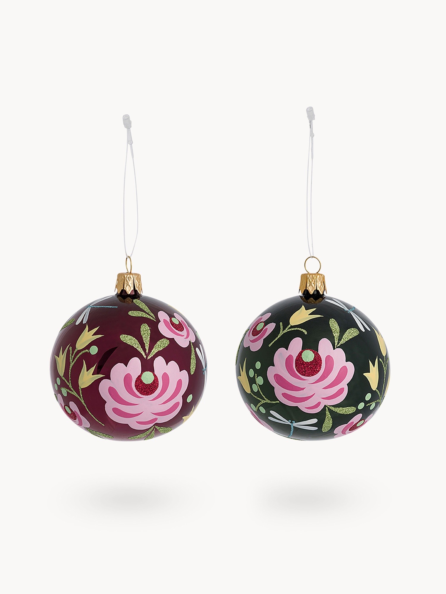 Mouth-blown glass sphere by European artisans, Multicolor, large image number 0