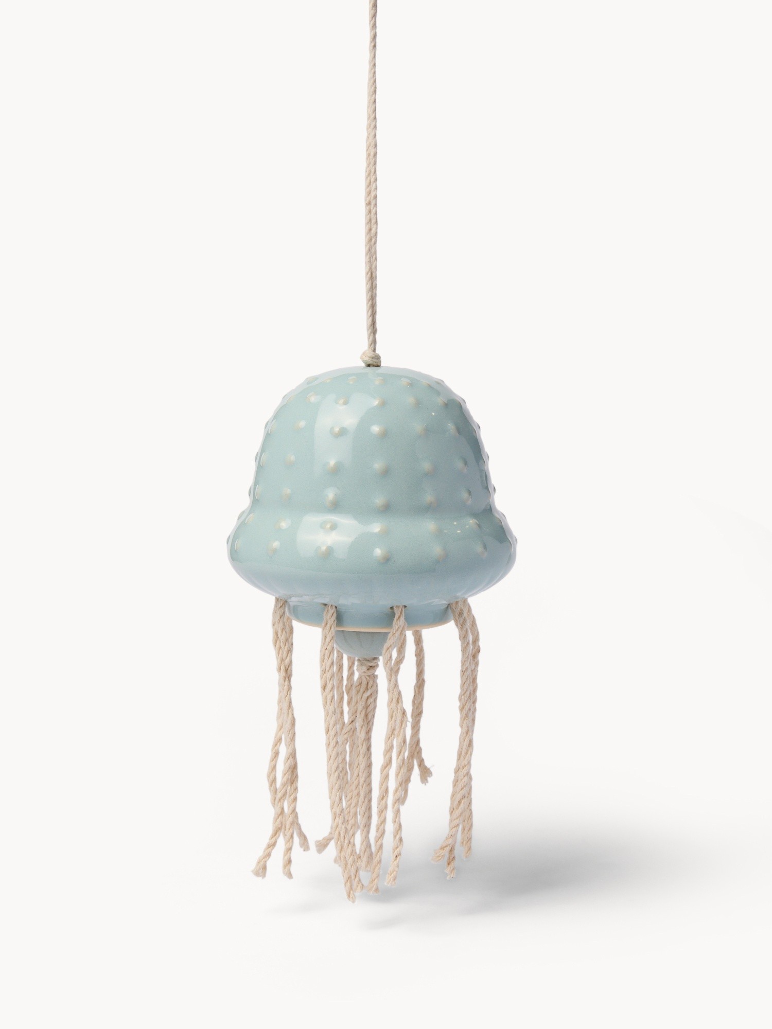 Vietnamese handcrafted ceramic vase, Light Blue, large image number 0