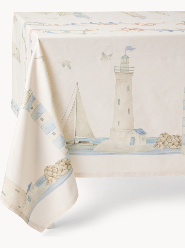 Tovaglia in drill di cotone Faro by Tessiture Randi