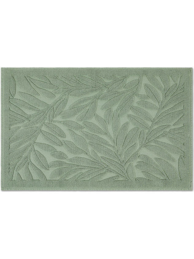 Zefiro solid color cotton shower mat