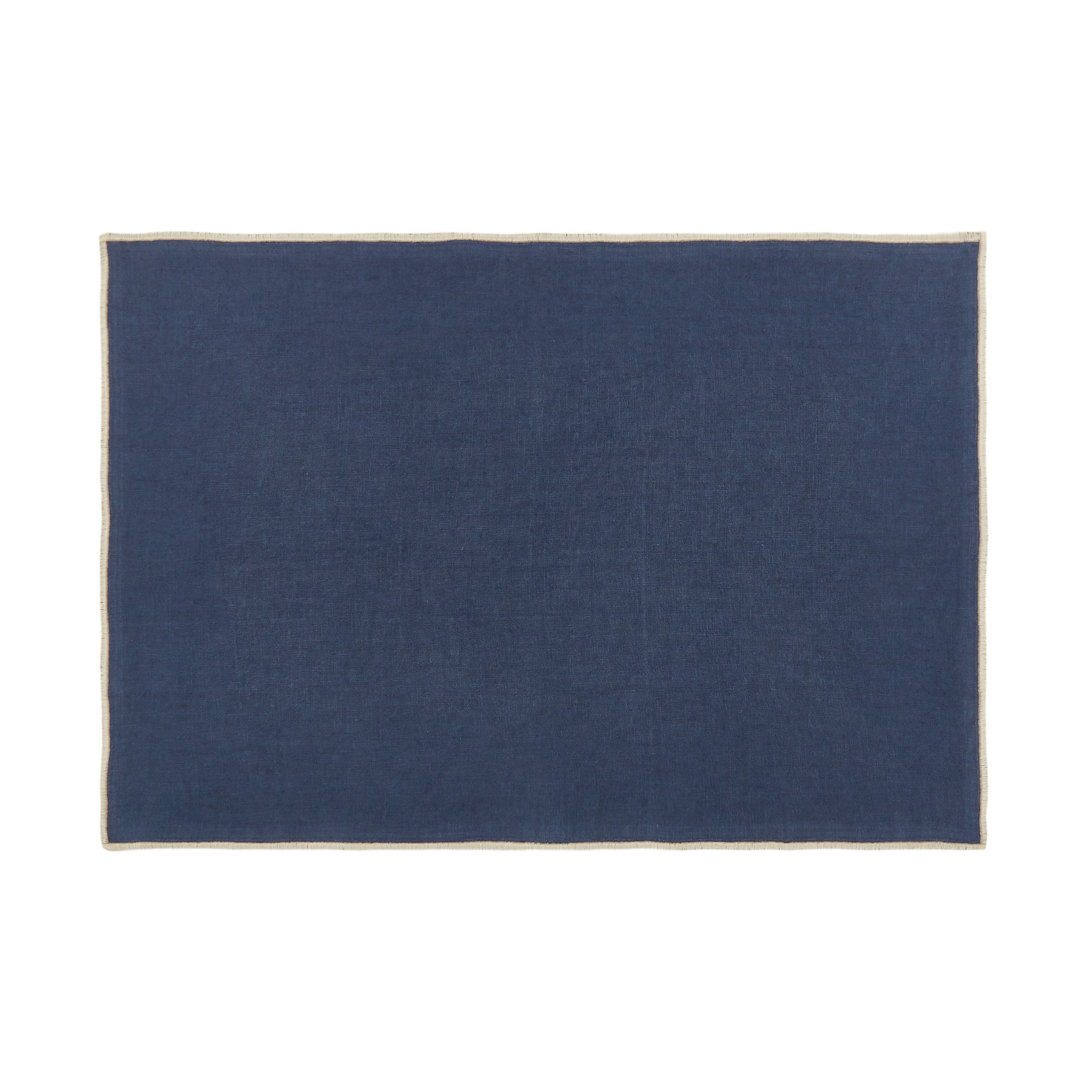 Davide Oldani for Coincasa pure linen placemat, Blue, large image number 0