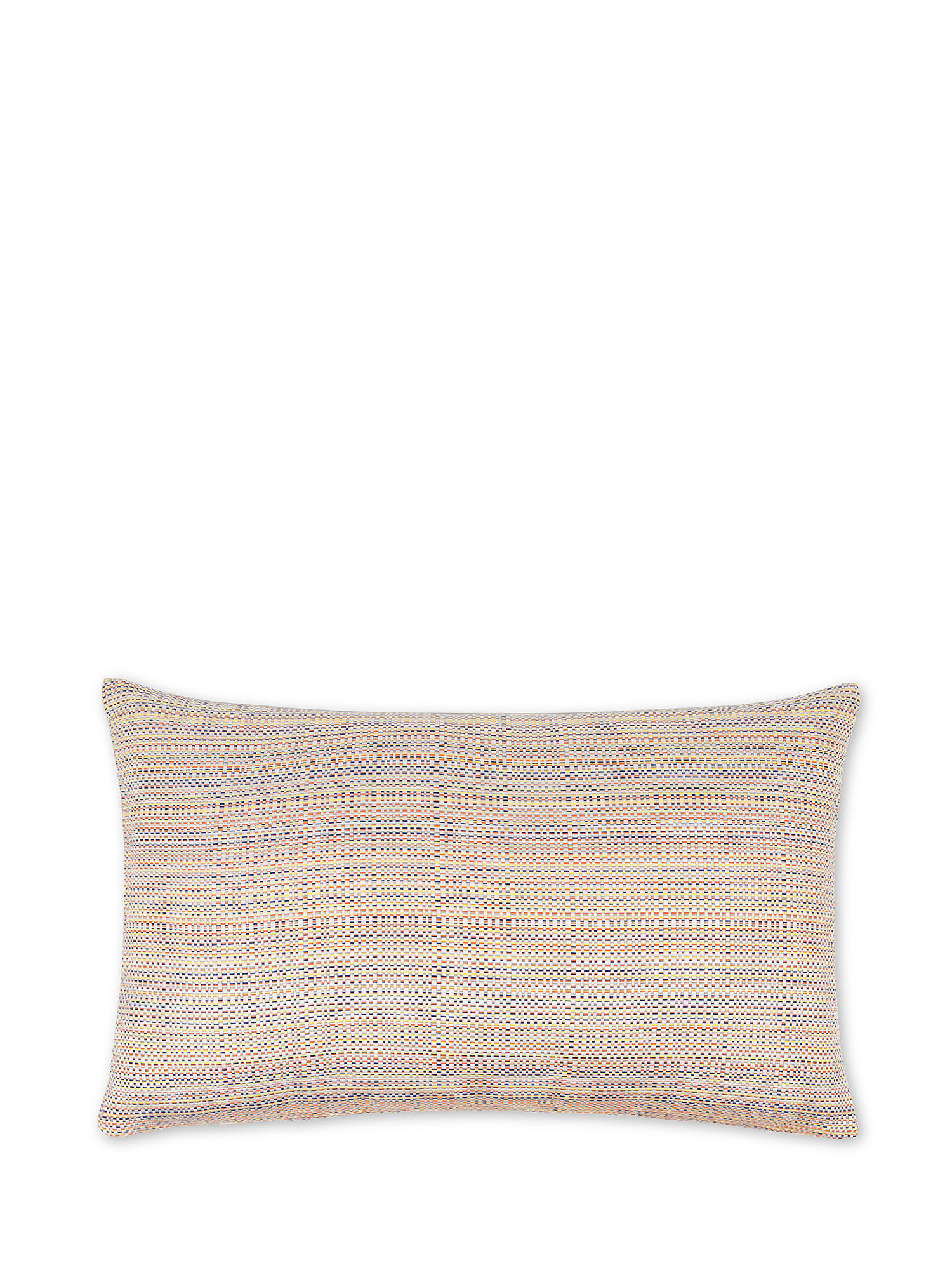 35x55 cm outdoor cushion with striped pattern, with zip and padding., Multicolor, large image number 0