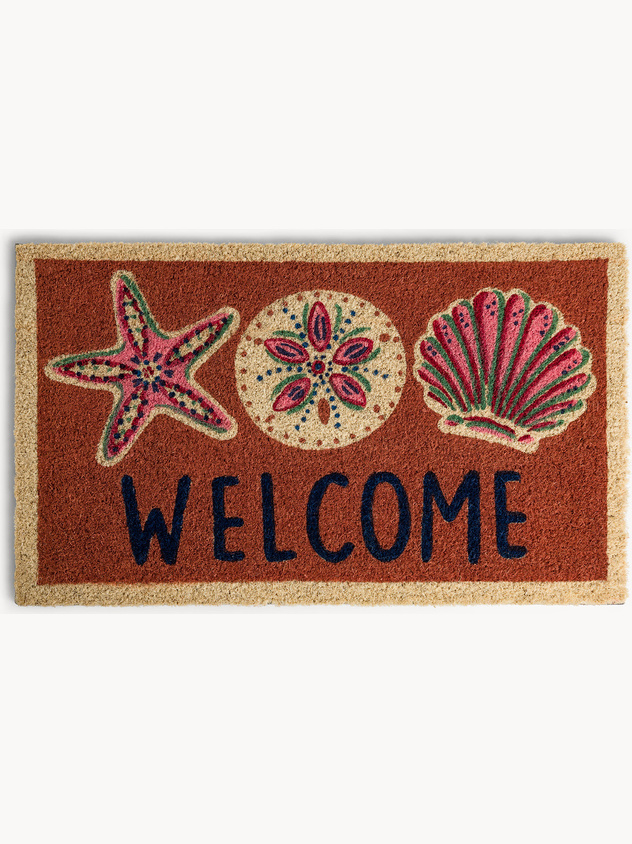 Zerbino con stampa conchiglie