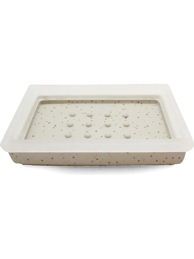 Portasapone effetto cemento Grey