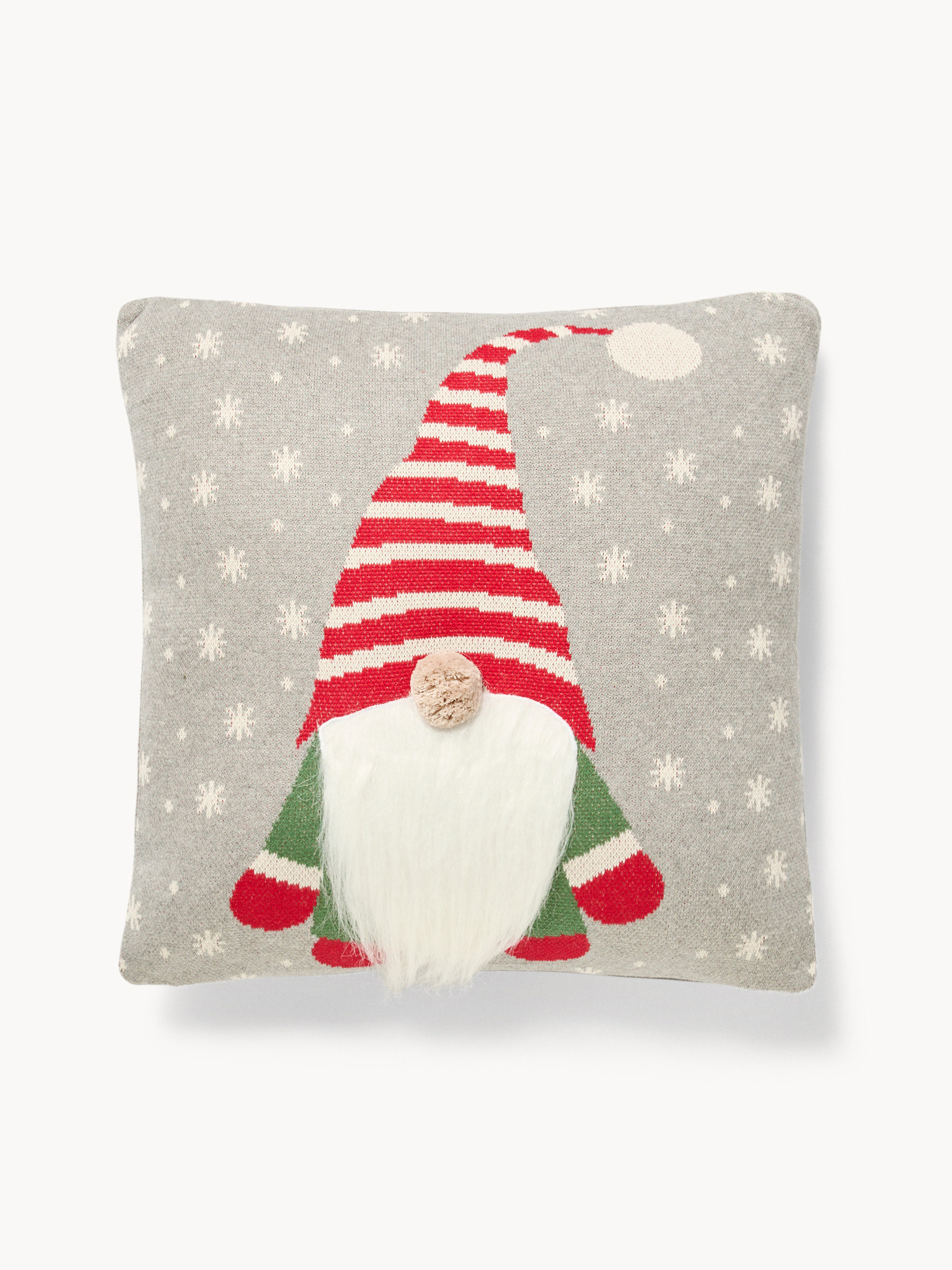 45x45 cm Christmas gnome pillow, Light Blue, large image number 0