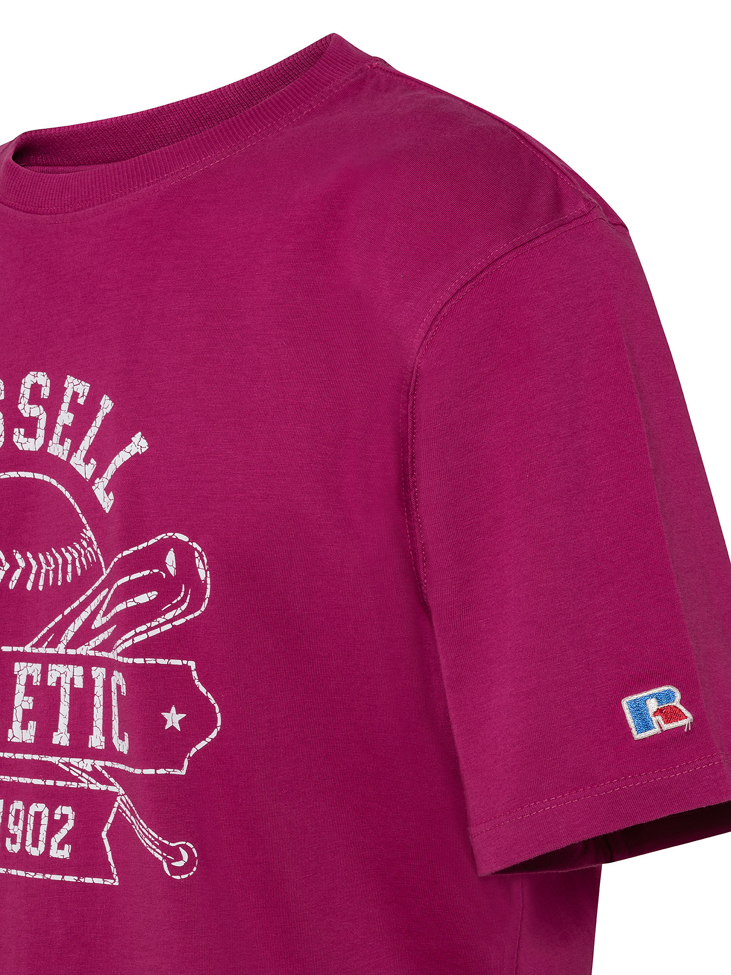 Tony Baseball T-Shirt, Pink Fuchsia, large image number 2