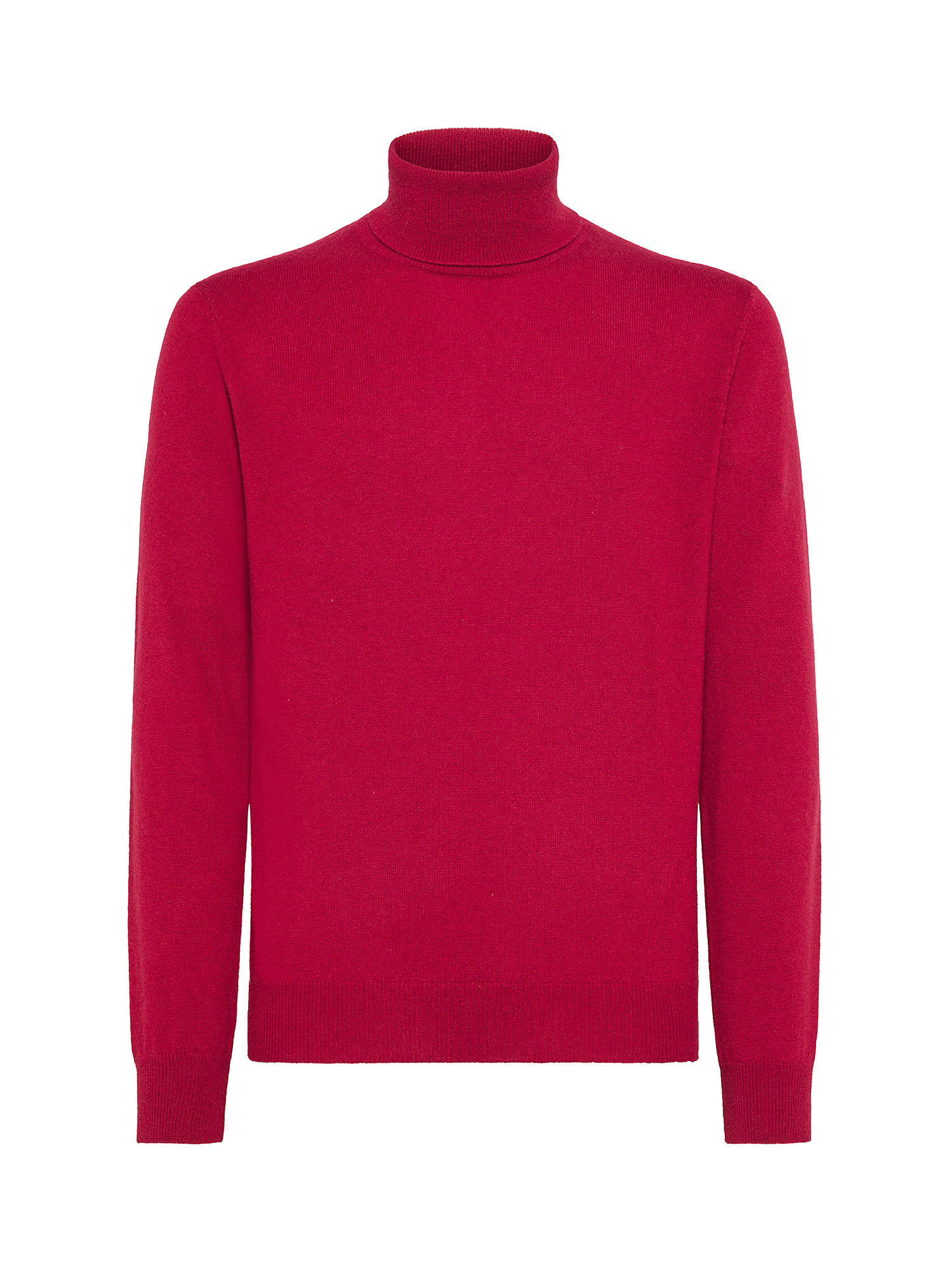 Coin Cashmere - Turtleneck in pure cashmere, Red, large image number 0
