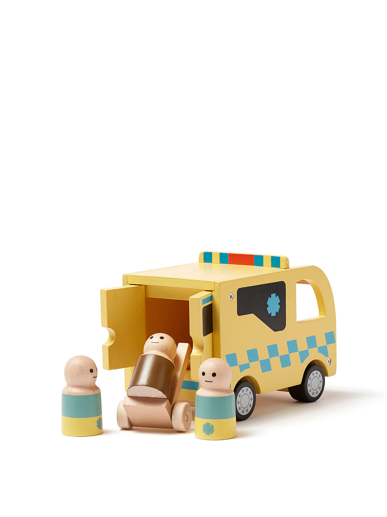 Wooden ambulance, Yellow, large image number 3