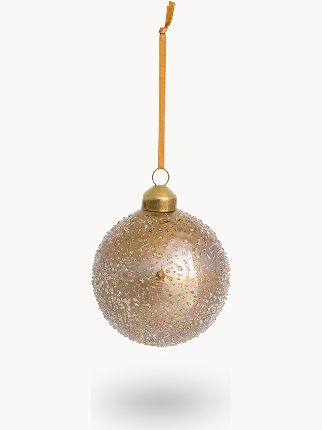 Sfera addobbo albero in vetro