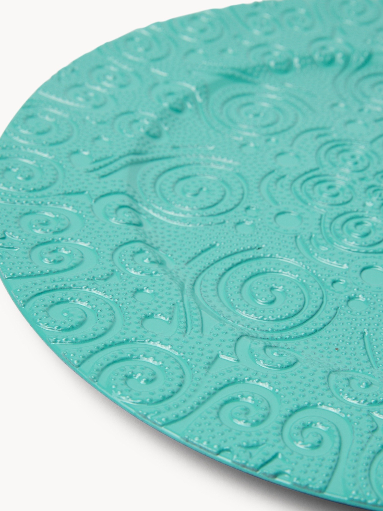 Plastic charger plate - Introductory price, Turquoise, large image number 1