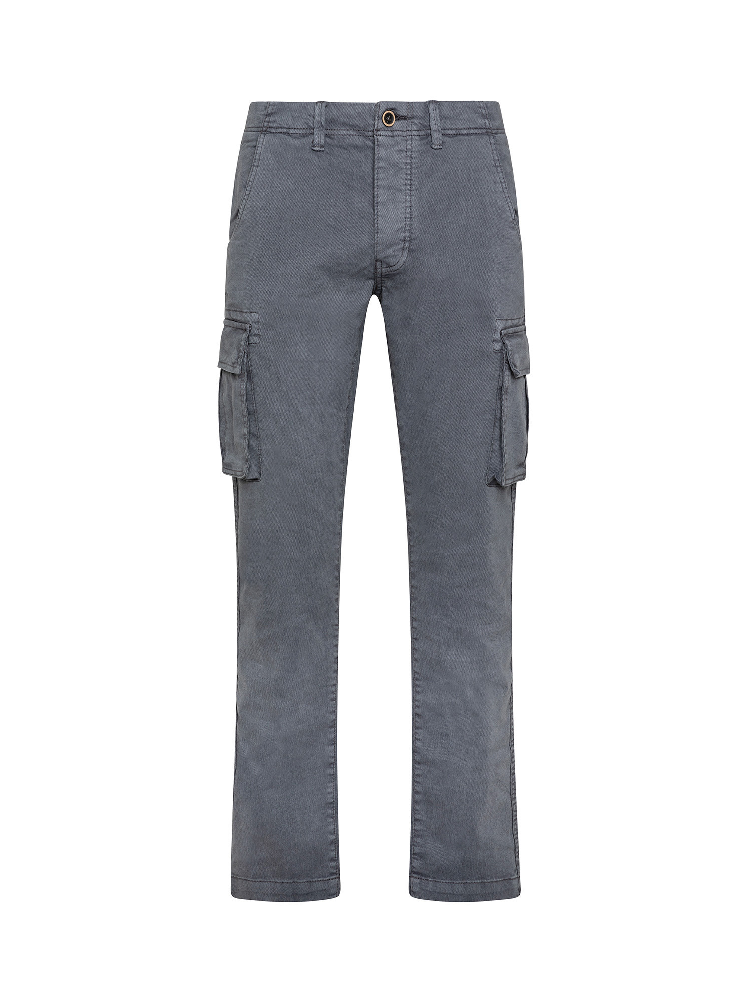 JCT - Slim fit cargo trousers, Dark Grey, large image number 0