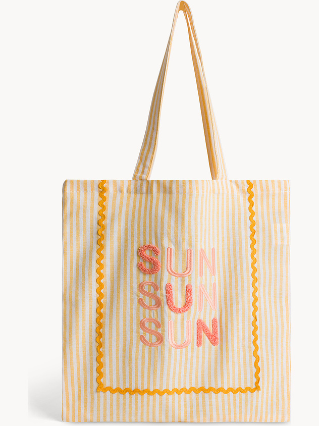 Sun pure cotton shopper