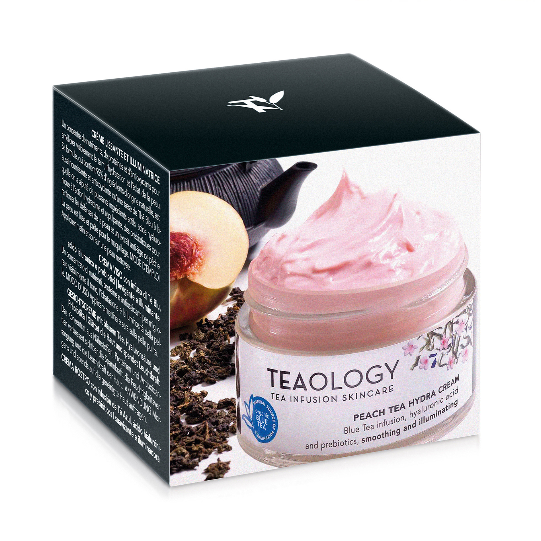 Teaology Peach Tea Hydra Cream 50 ml, Bianco, large image number 4