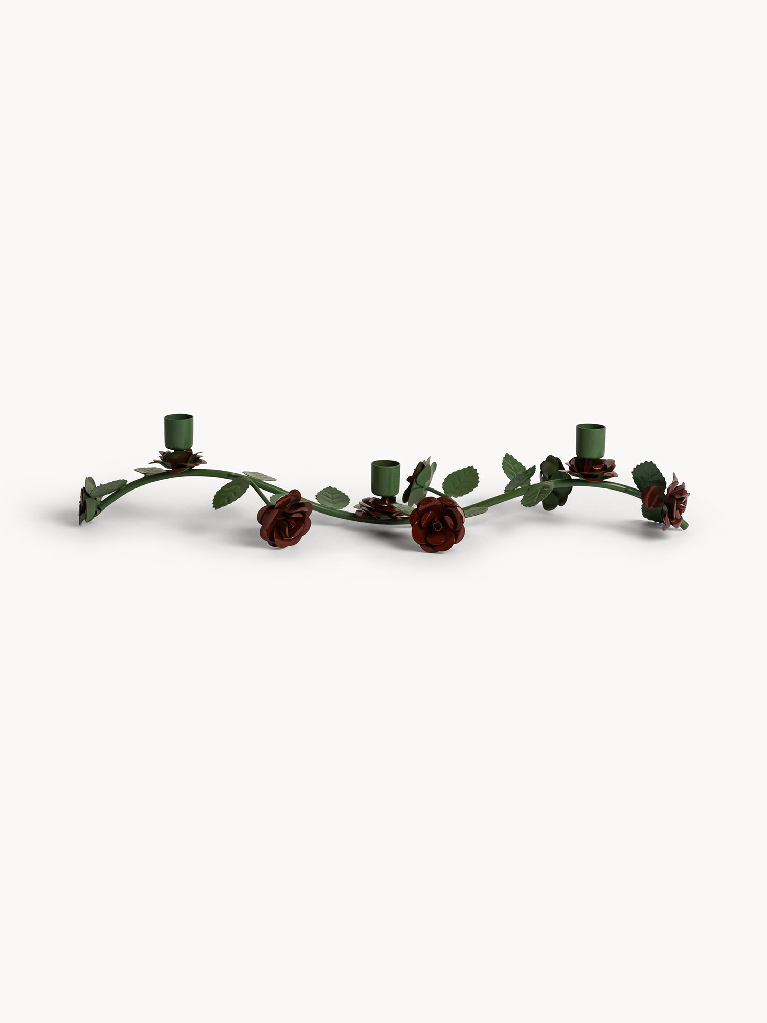 Handcrafted iron tea light holder, Beige, large image number 0