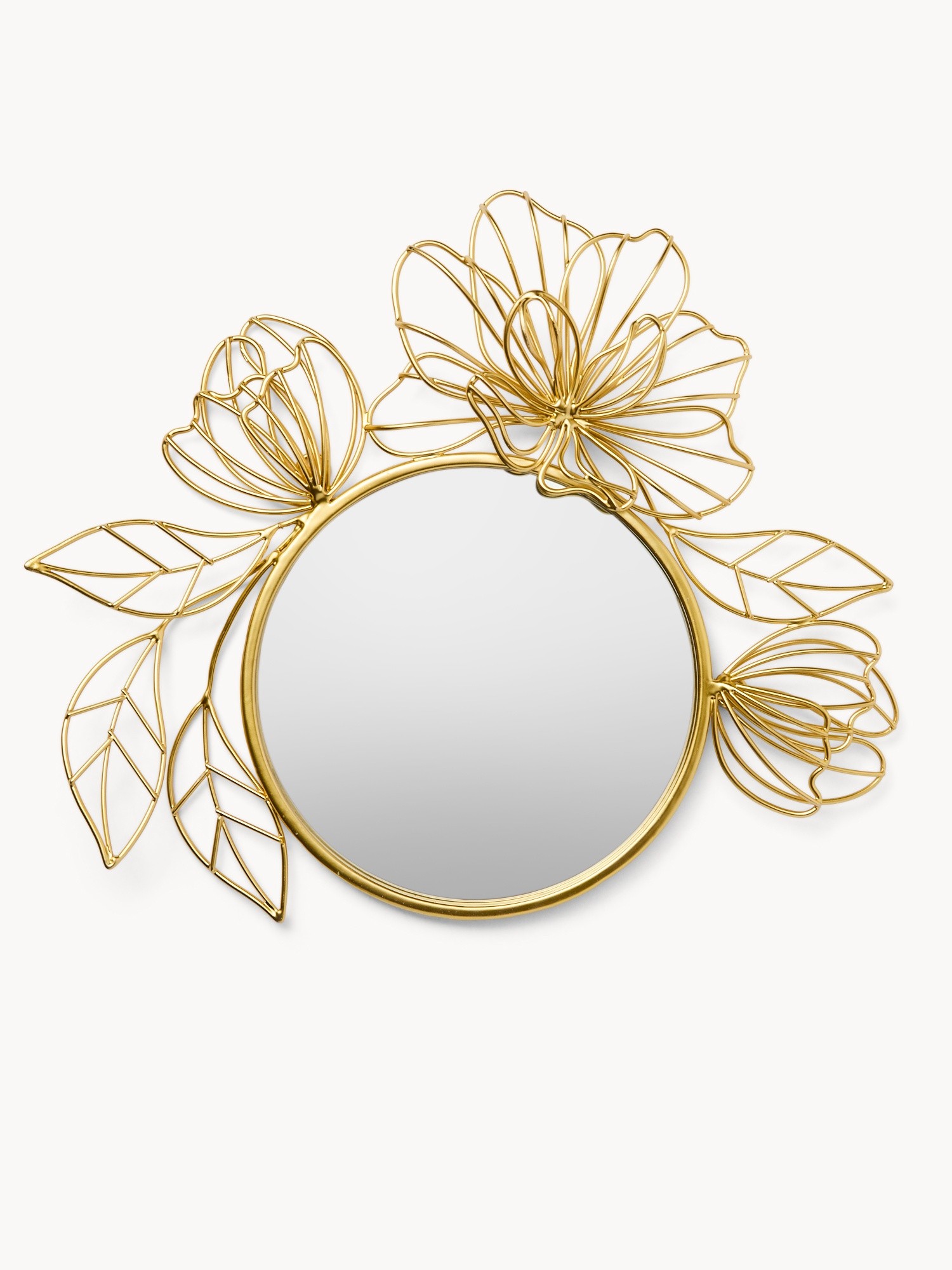 Rose-Shaped Candle, Gold, large image number 0