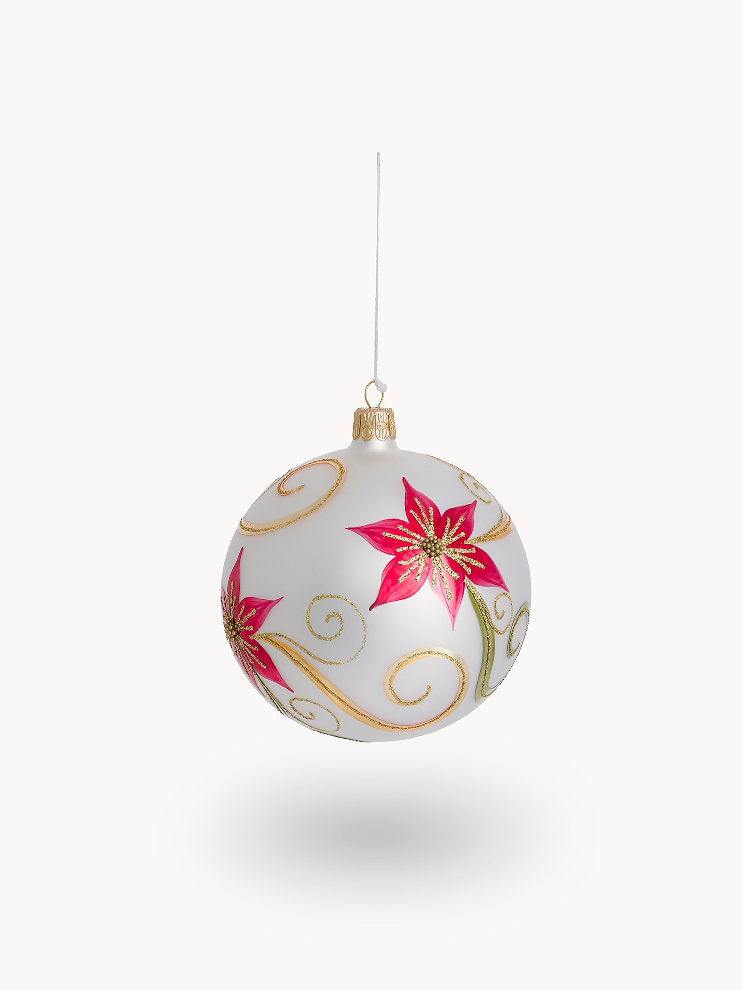 Pallina in vetro soffiato a bocca da artigiani europei, Multicolor, large image number 0