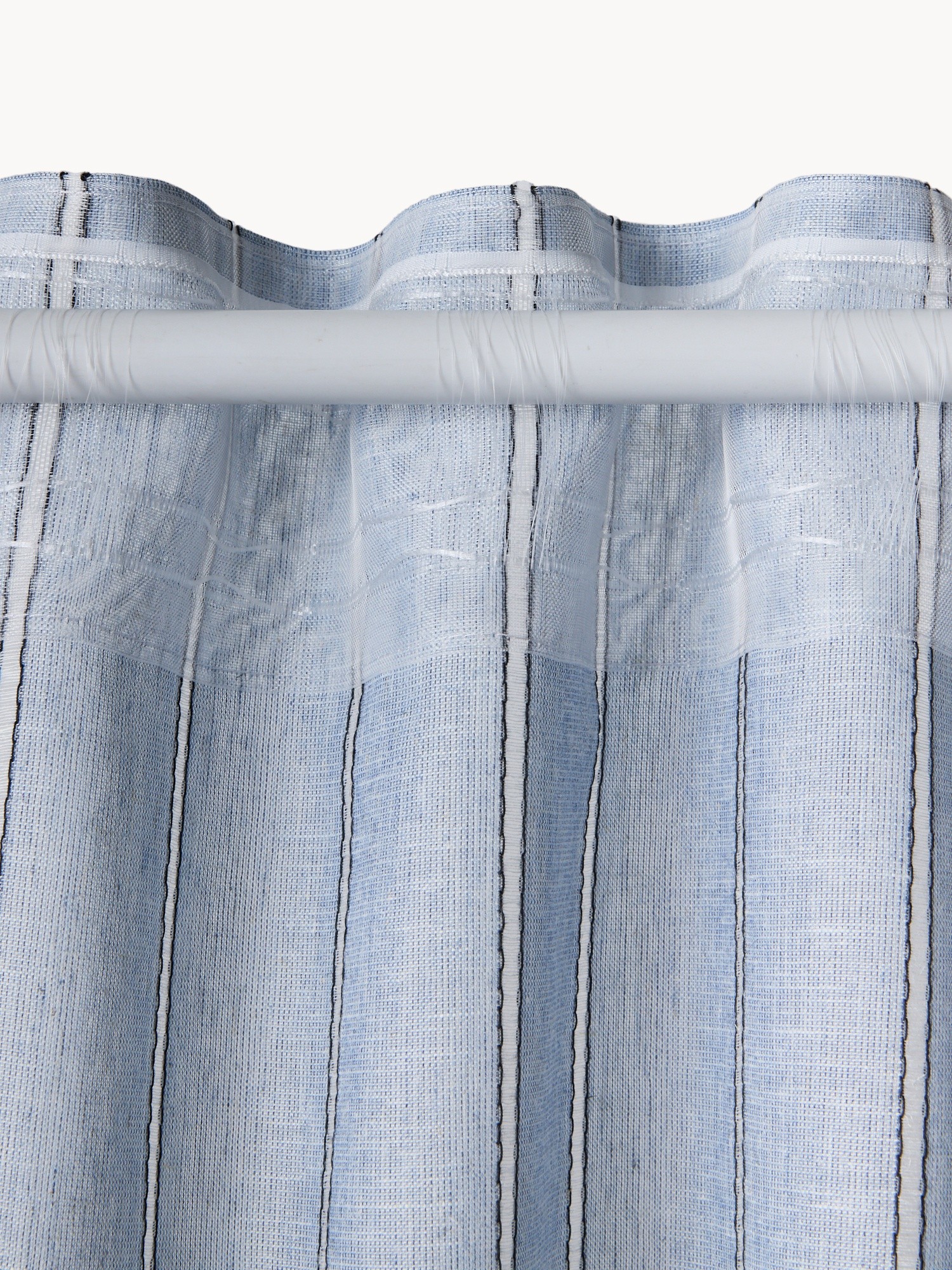 Tenda con fasce bianche, Bianco/Azzurro, large image number 1