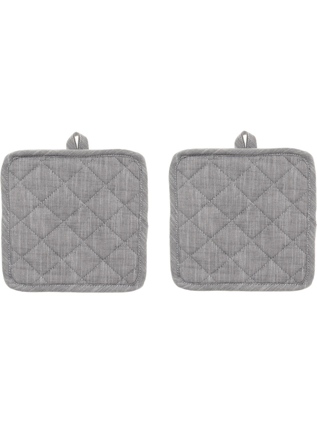 Set due presine m&egrave;lange a trama fiammata