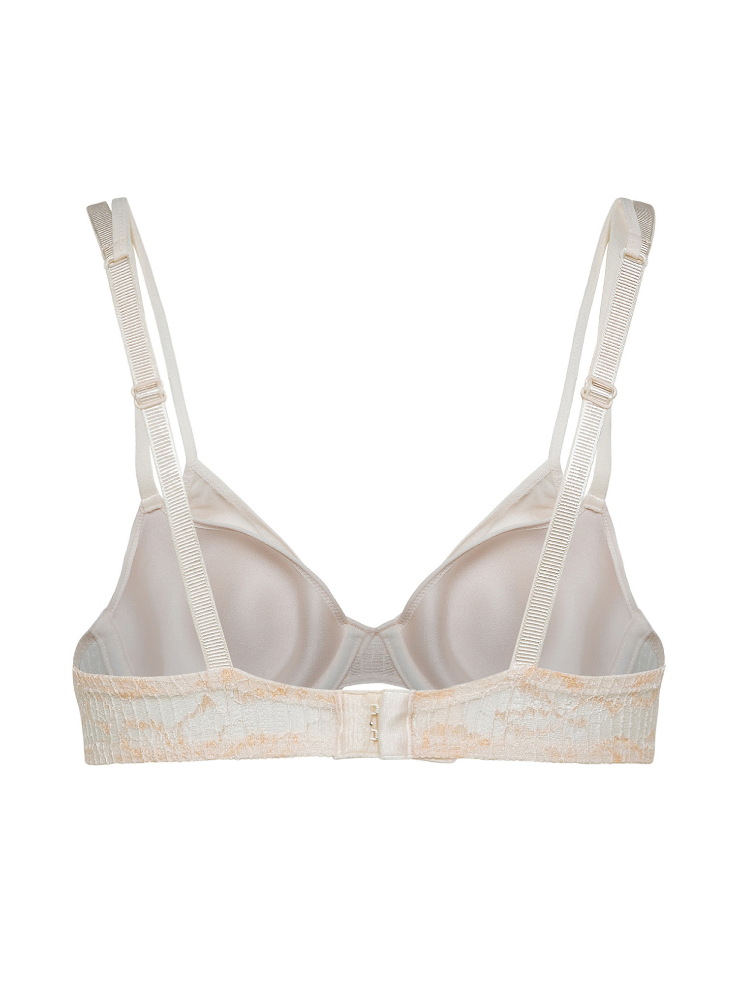 Bra in tulle, White Cream, large image number 1