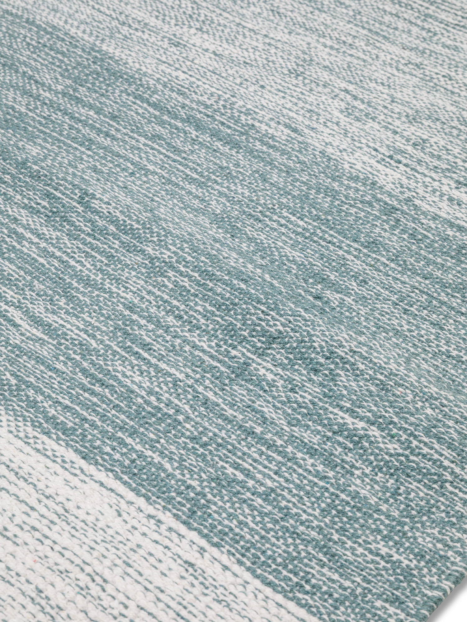 Striped cotton kitchen rug, Light Blue, large image number 1