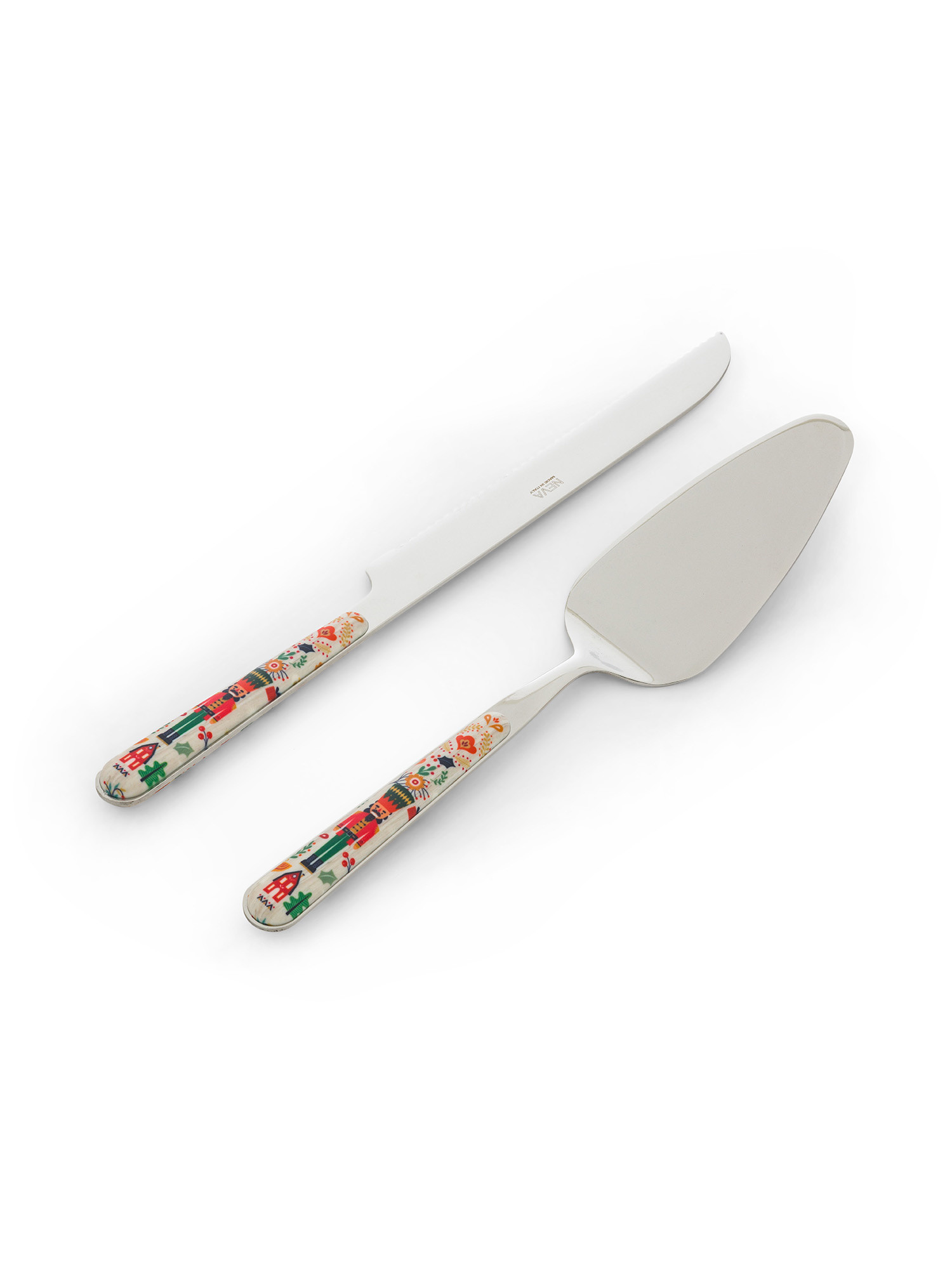 Coltello e palata per torta Schiaccianoci, Multicolor, large image number 0