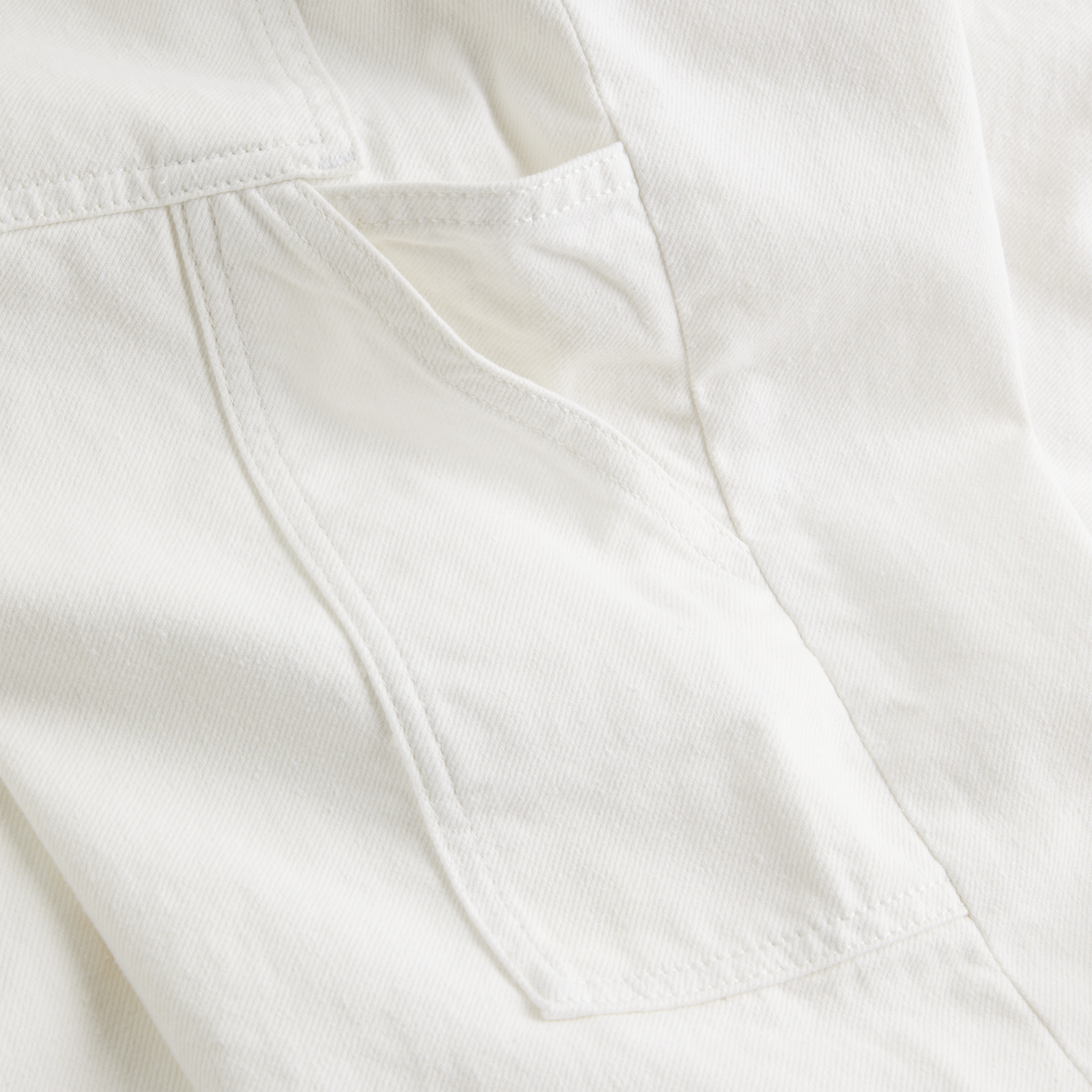 Calvin Klein Jeans - Straight cotton jeans, White, large image number 6