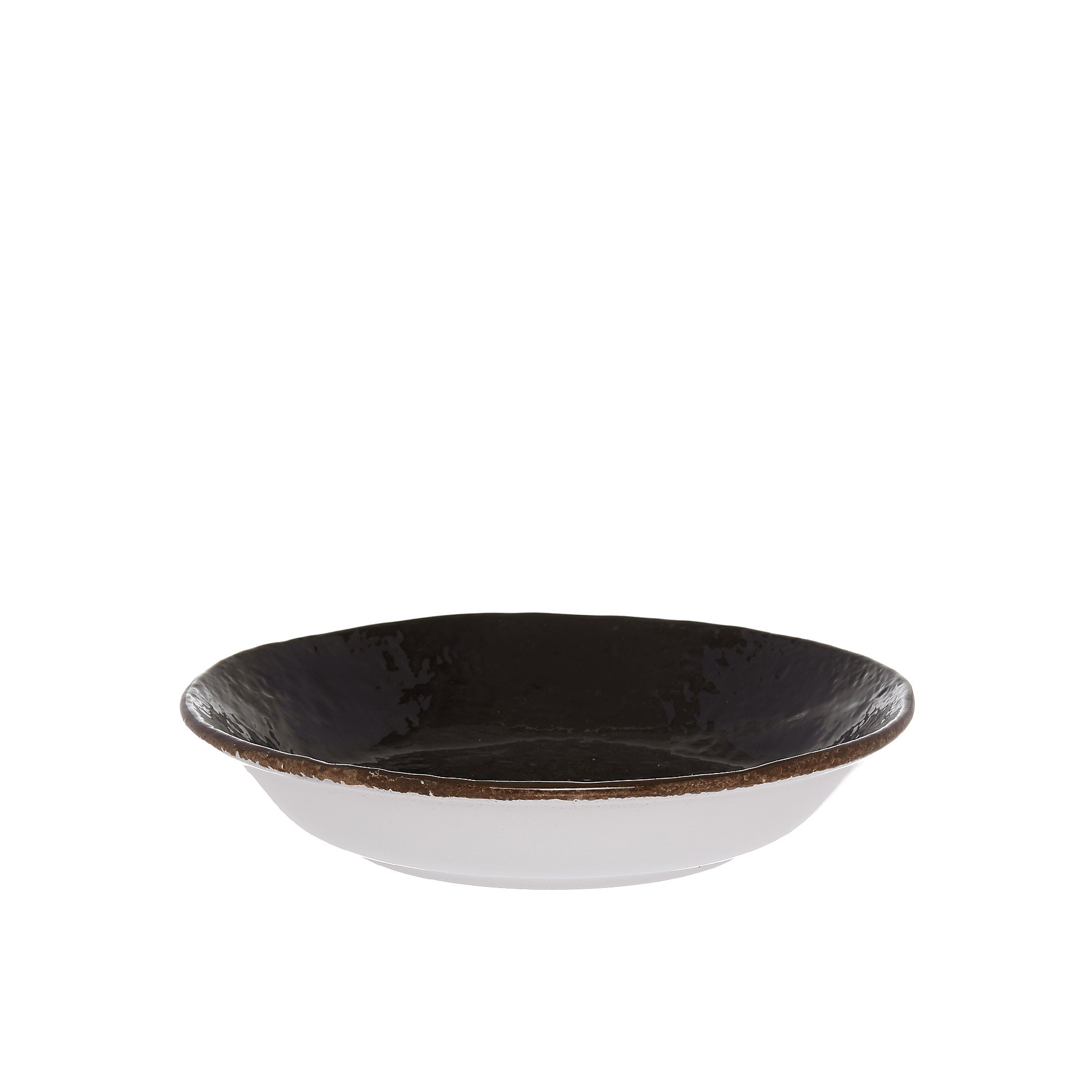 Preta handmade ceramic soup bowl, Black, large image number 0
