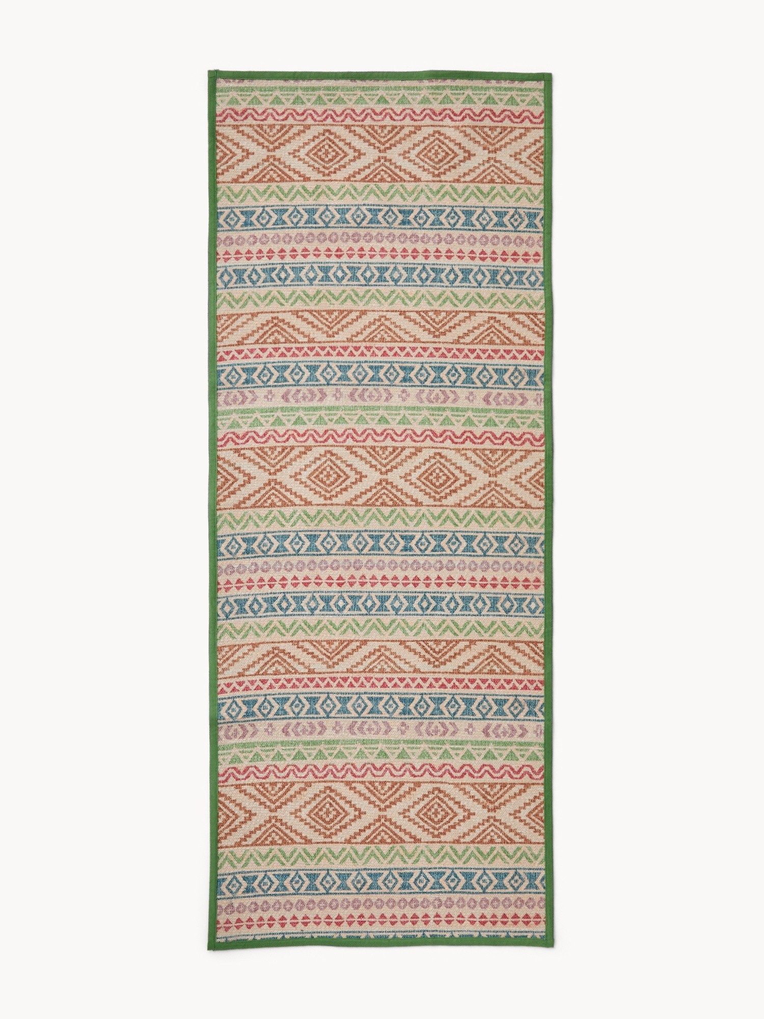 Tappeto da cucina in puro cotone motivo geometrico - Prezzo di lancio, Multicolor, large image number 0