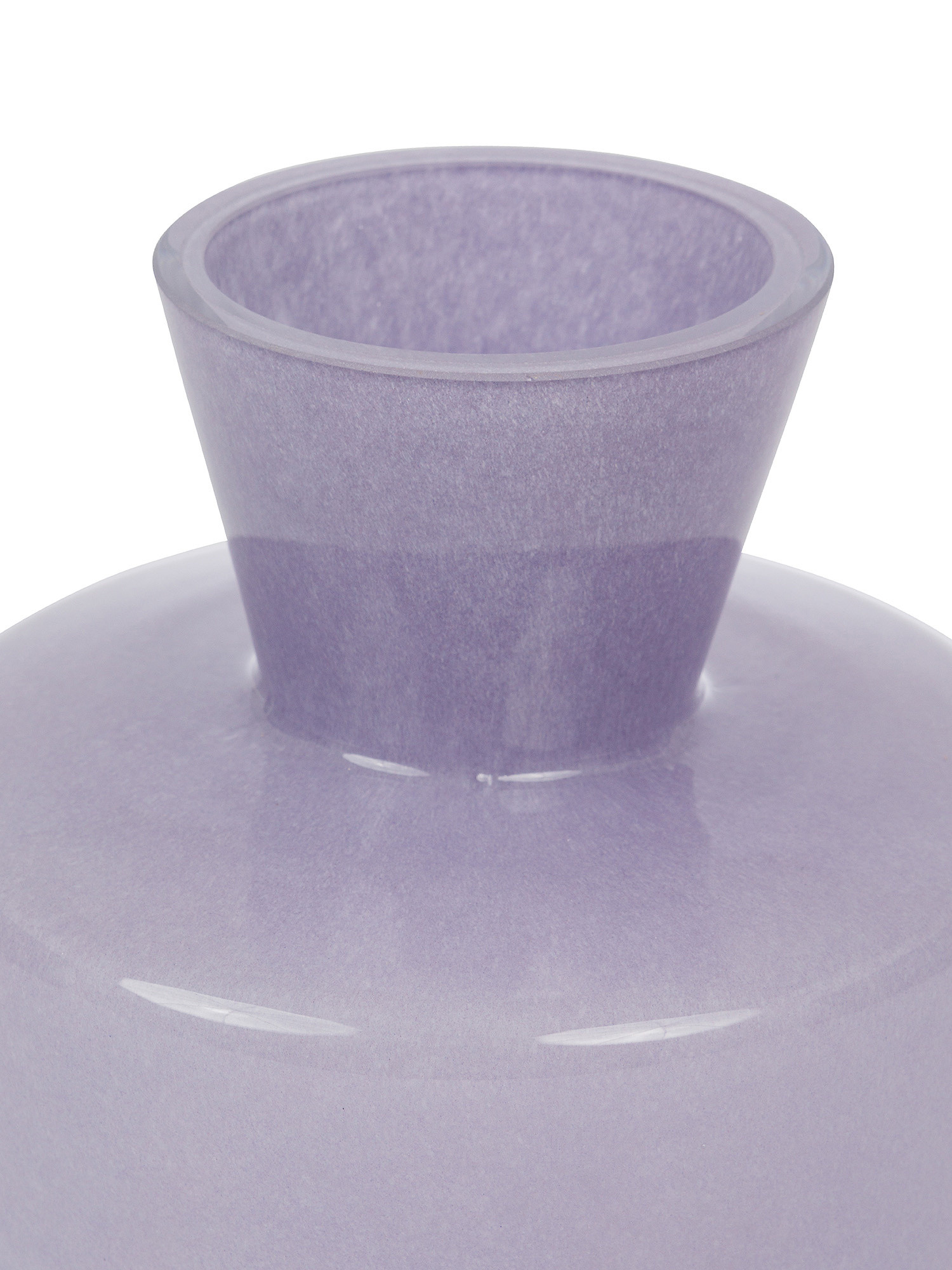Colored glass vase, Purple, large image number 1