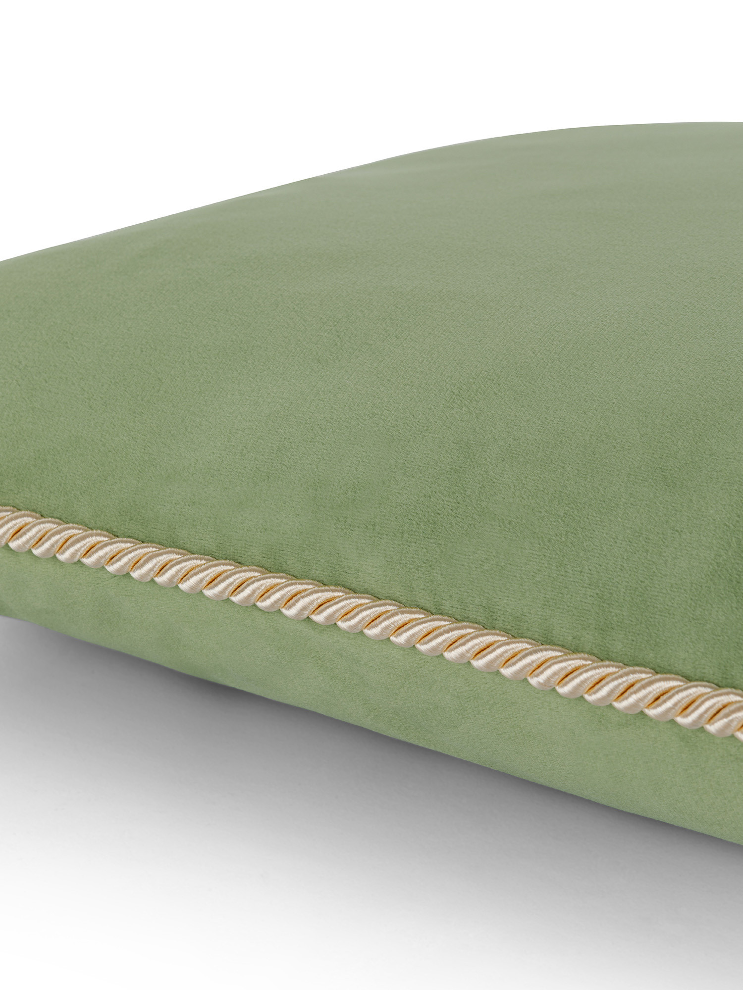 Velvet cushion 45x45cm, Light Green, large image number 2