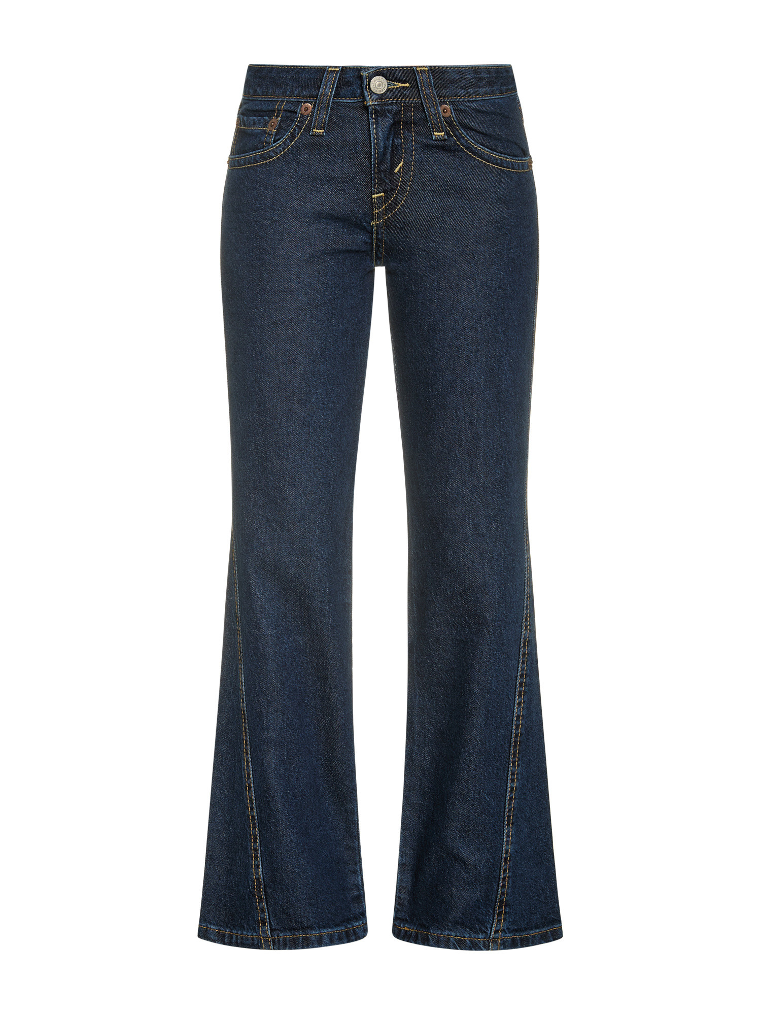 Levi's - Five pocket bootcut jeans, Blue, large image number 0