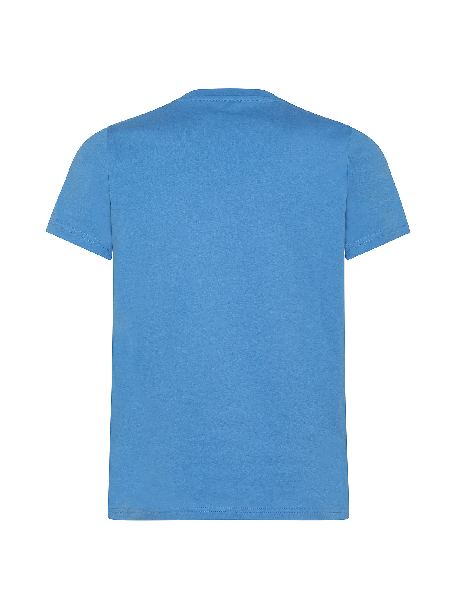 T-shirt slim fit, Azzurro, large image number 1