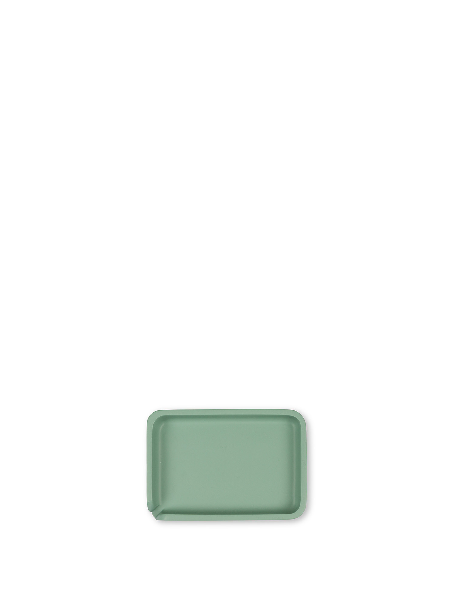 Solid color polyresian soap holder, Green, large image number 0