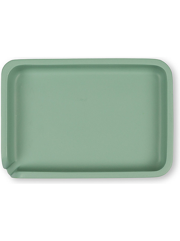 Solid color polyresian soap holder
