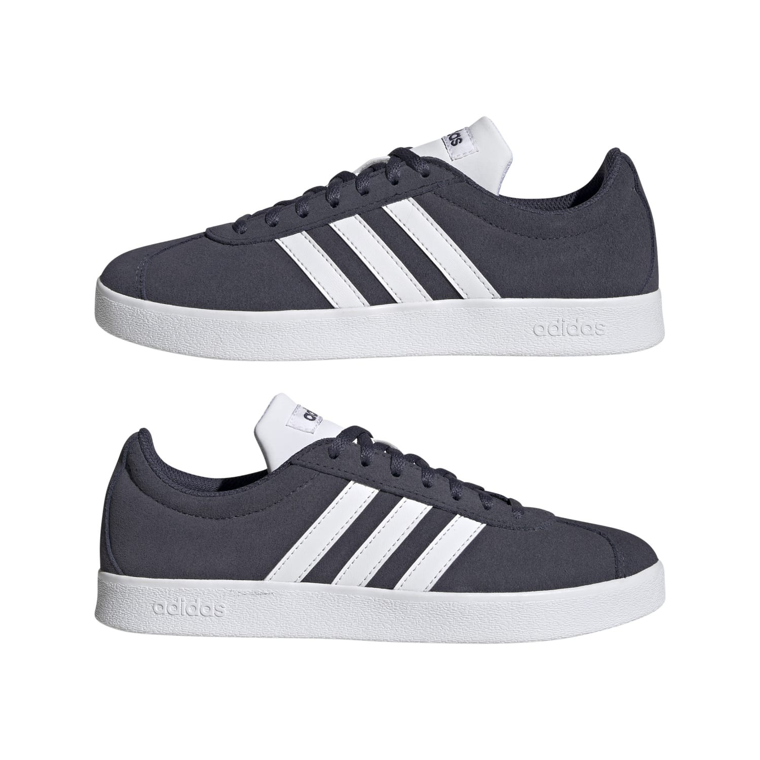 Adidas - VL Court 2.0 Suede shoes, Blue, large image number 4