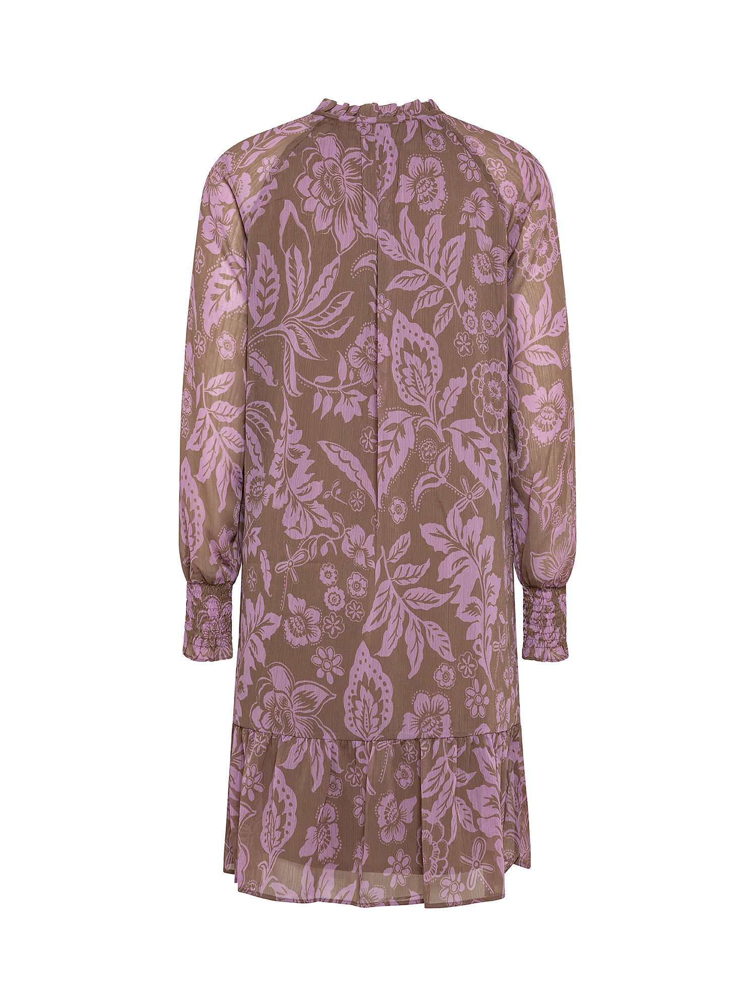 Floral patterned dress, Taupe Grey, large image number 1