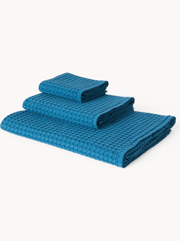 Honeycomb cotton towel