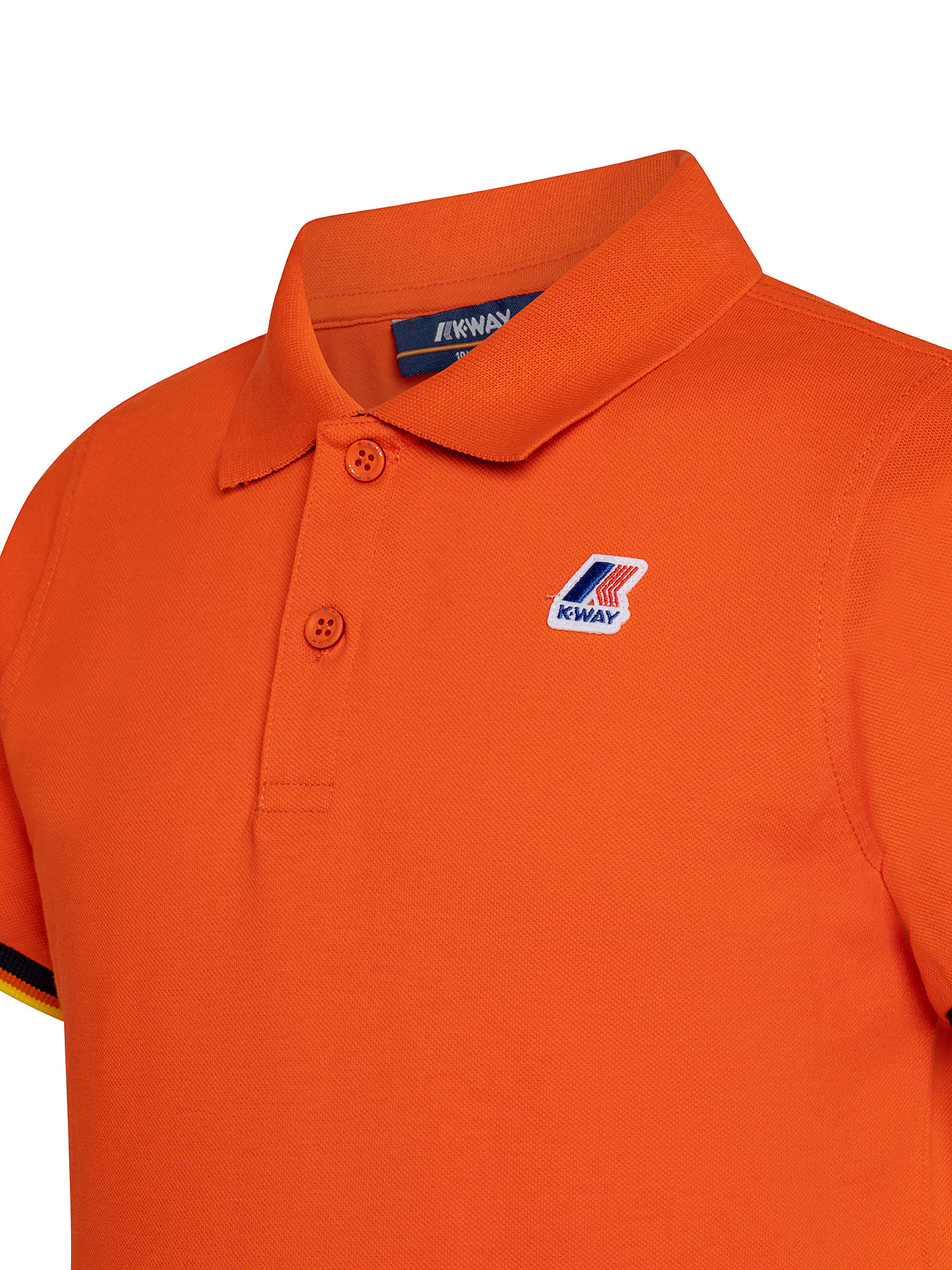 Slim fit boy polo shirt, Orange, large image number 2