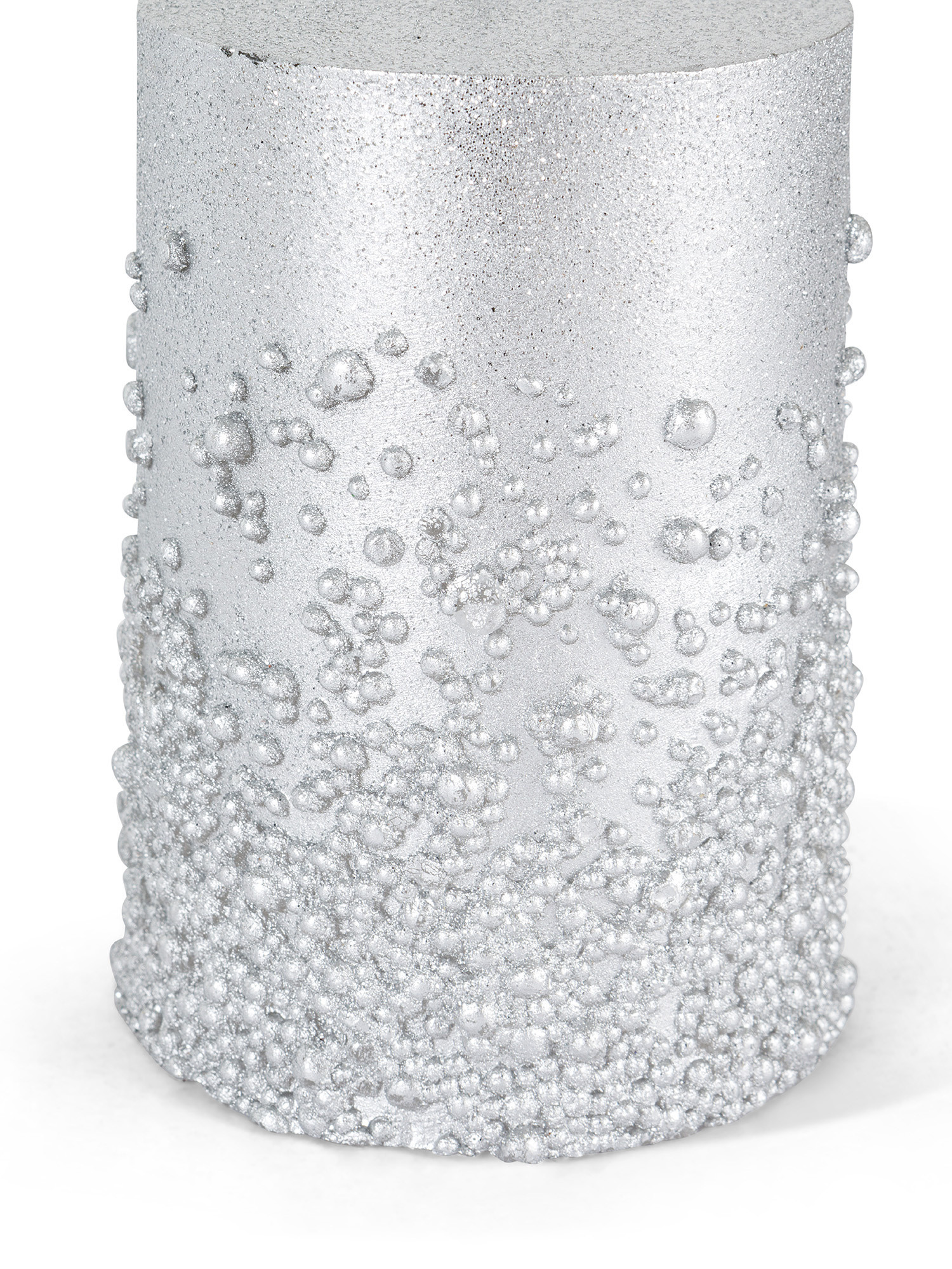 Engraved and decorated candle, Silver Grey, large image number 1