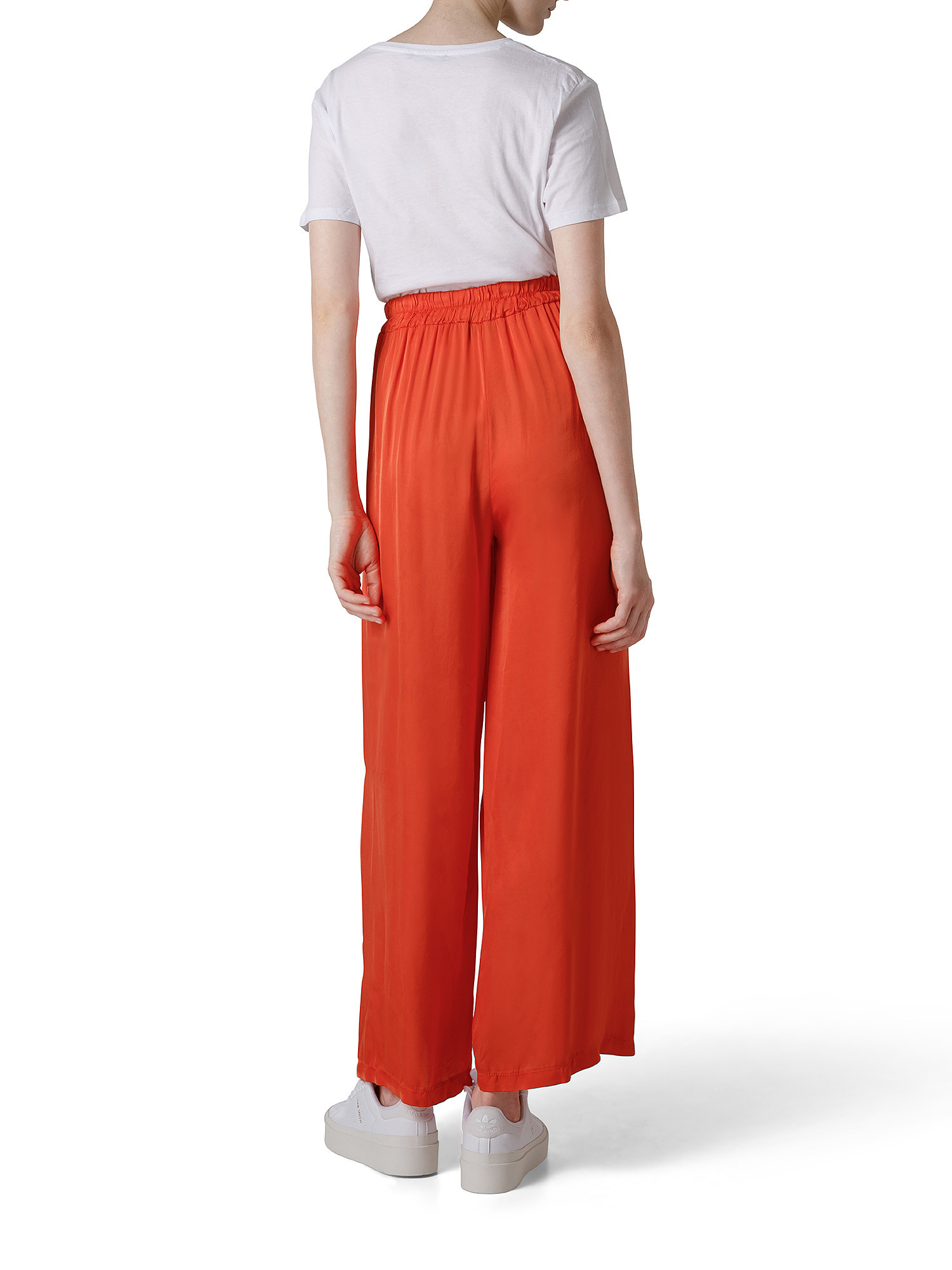 Pantalone in viscosa, Arancione, large