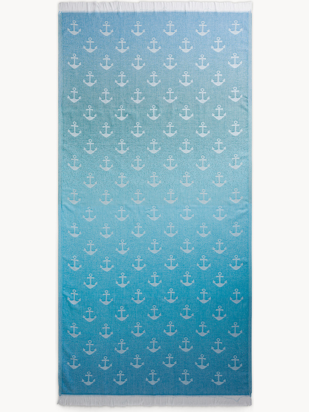Hammam beach towel with fringes