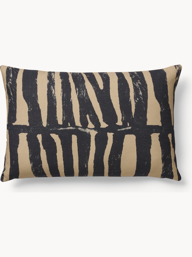 Cuscino 35x55 cm in cotone con stampa zebrata