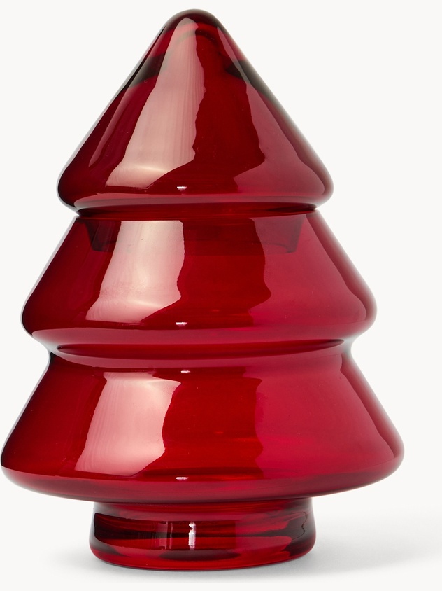 Barattolo porta dolci a forma di albero di Natale