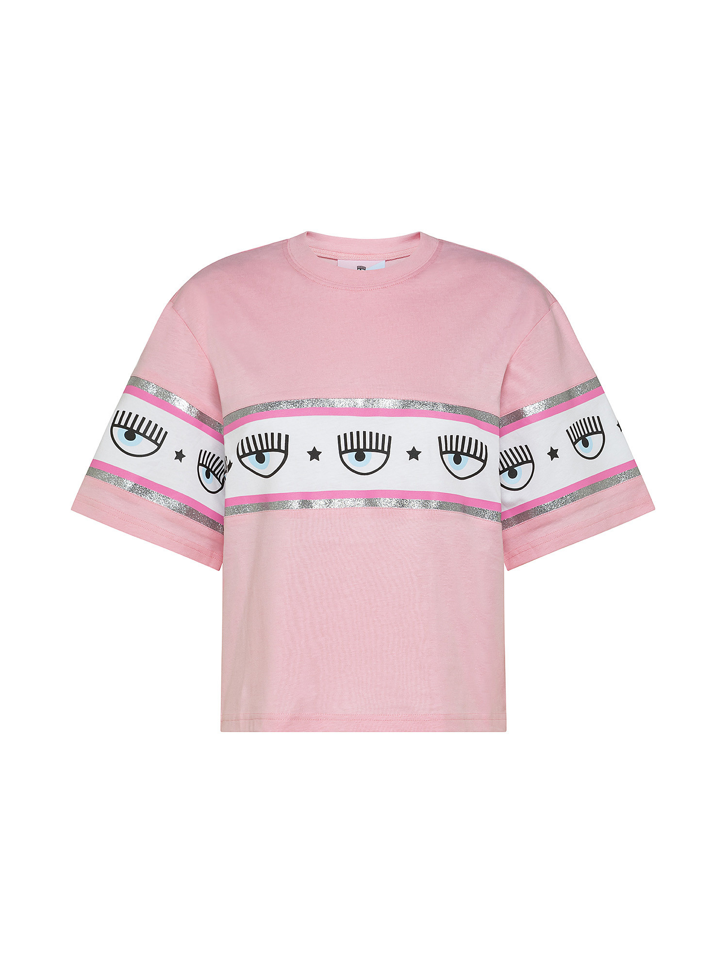 Logomania t-shirt, Pink, large image number 0