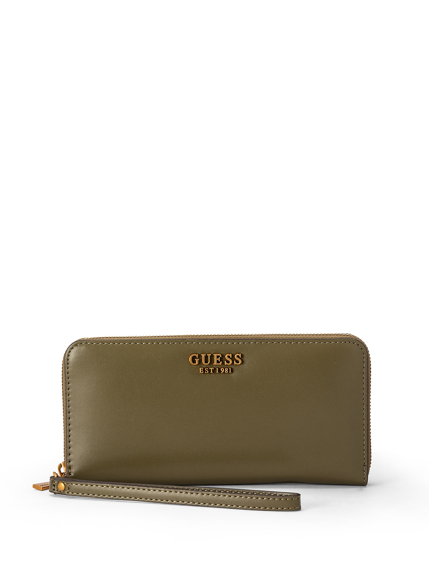 Large wallet with zip closure, Green, large image number 0