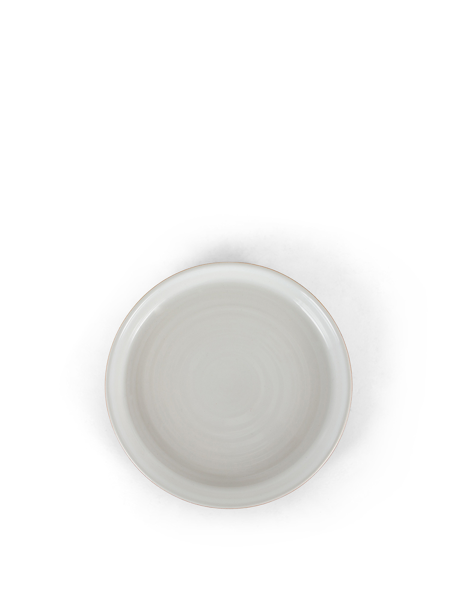 Two-tone terracotta saucer, White, large image number 0