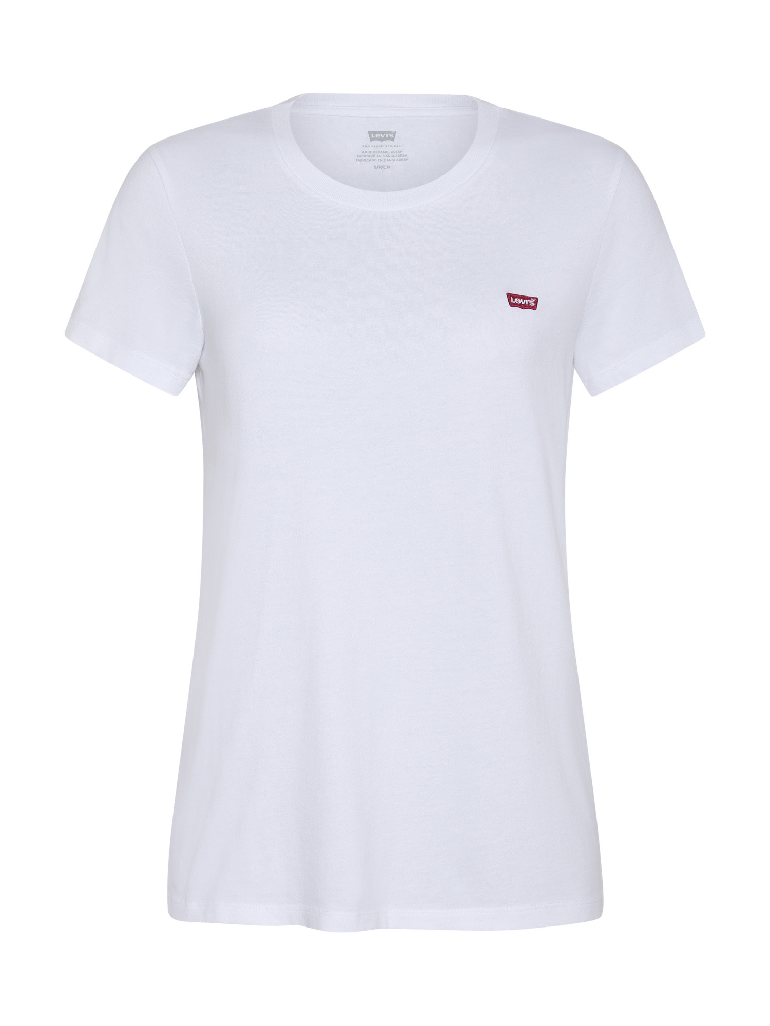 Levi's - Cotton T-shirt with logo, White, large image number 0