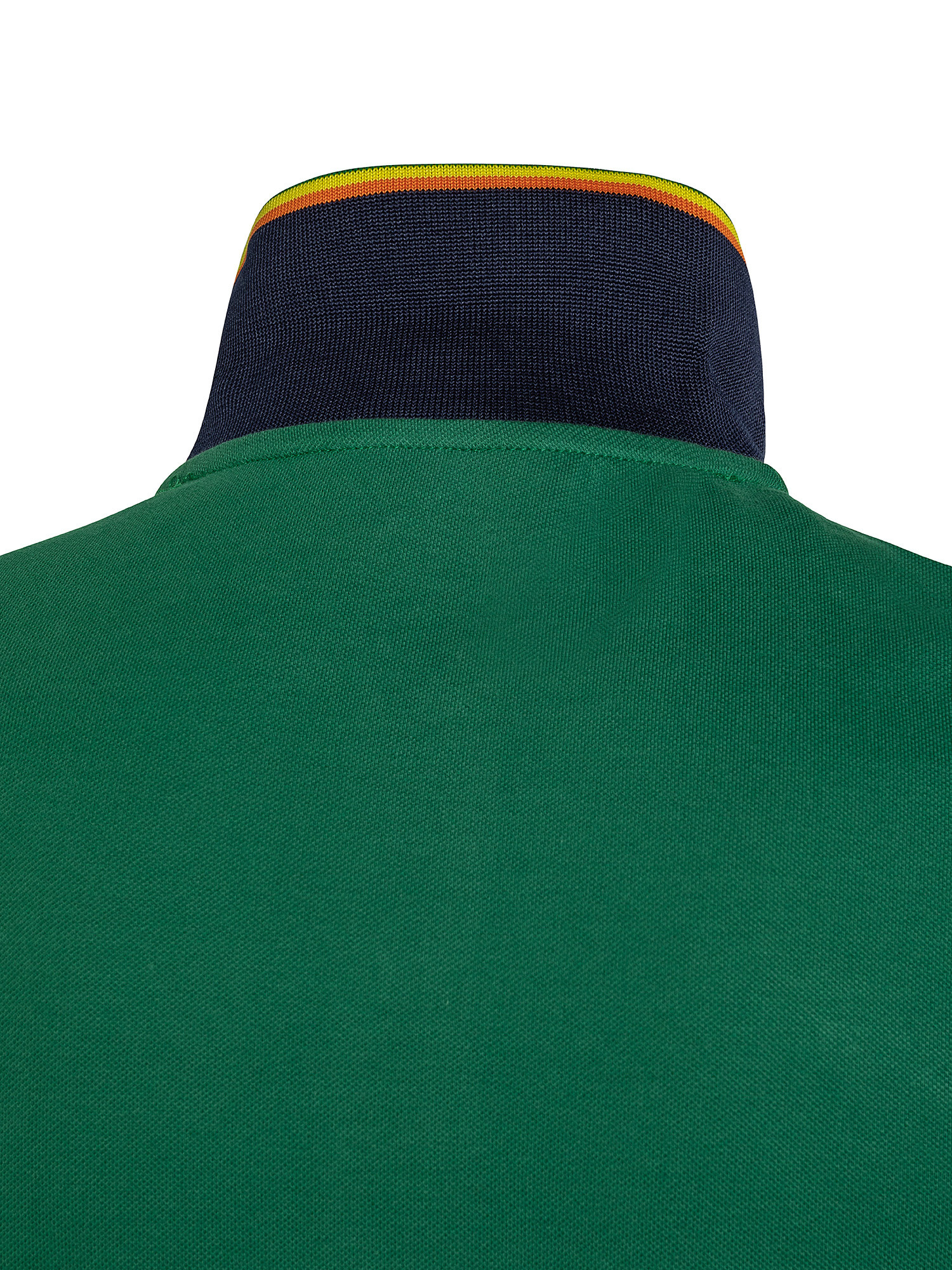 Polo slim fit elasticizzata, Verde scuro, large image number 2