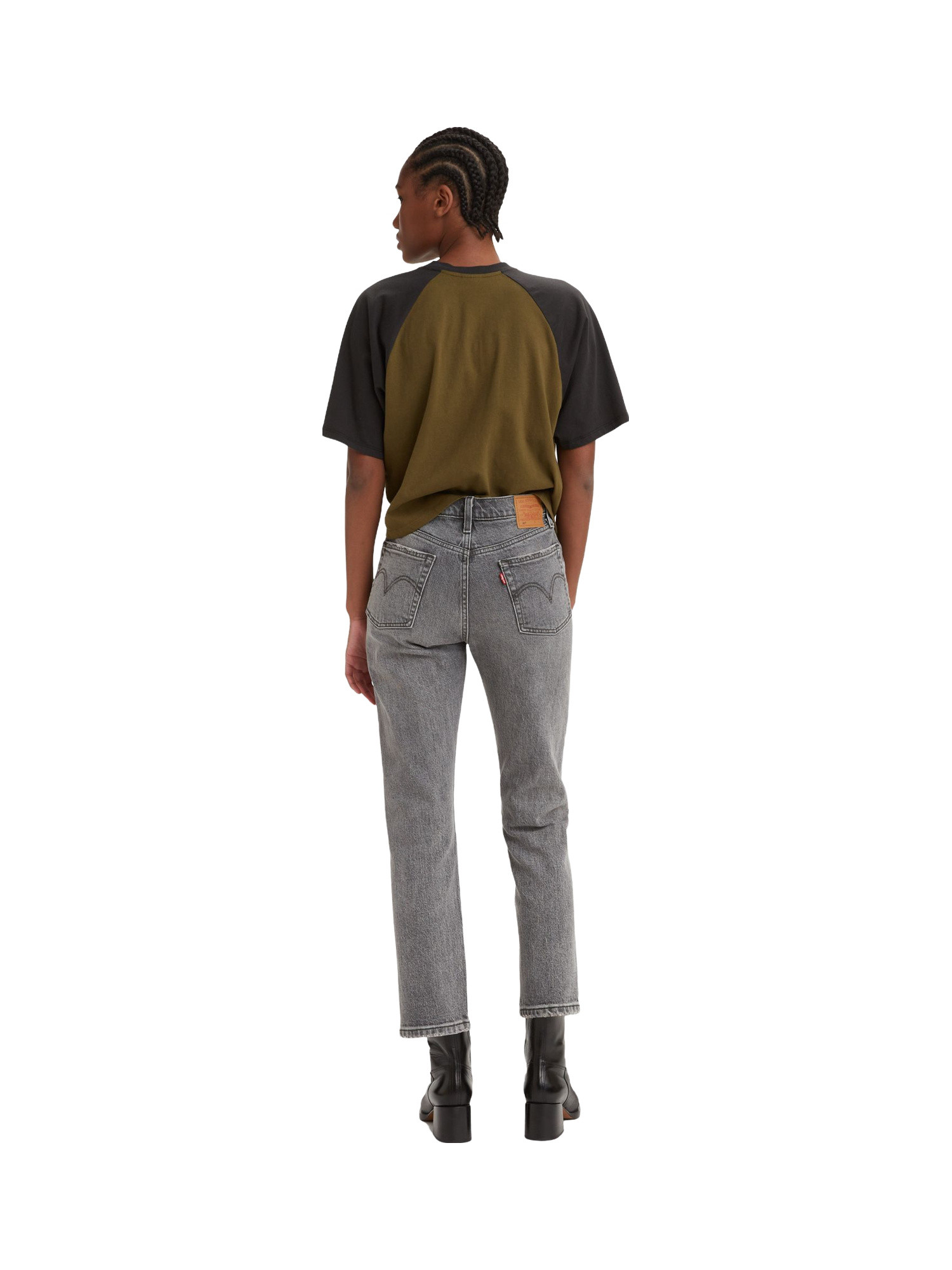 Levi's - jeans 501® cropped, Grigio, large image number 4