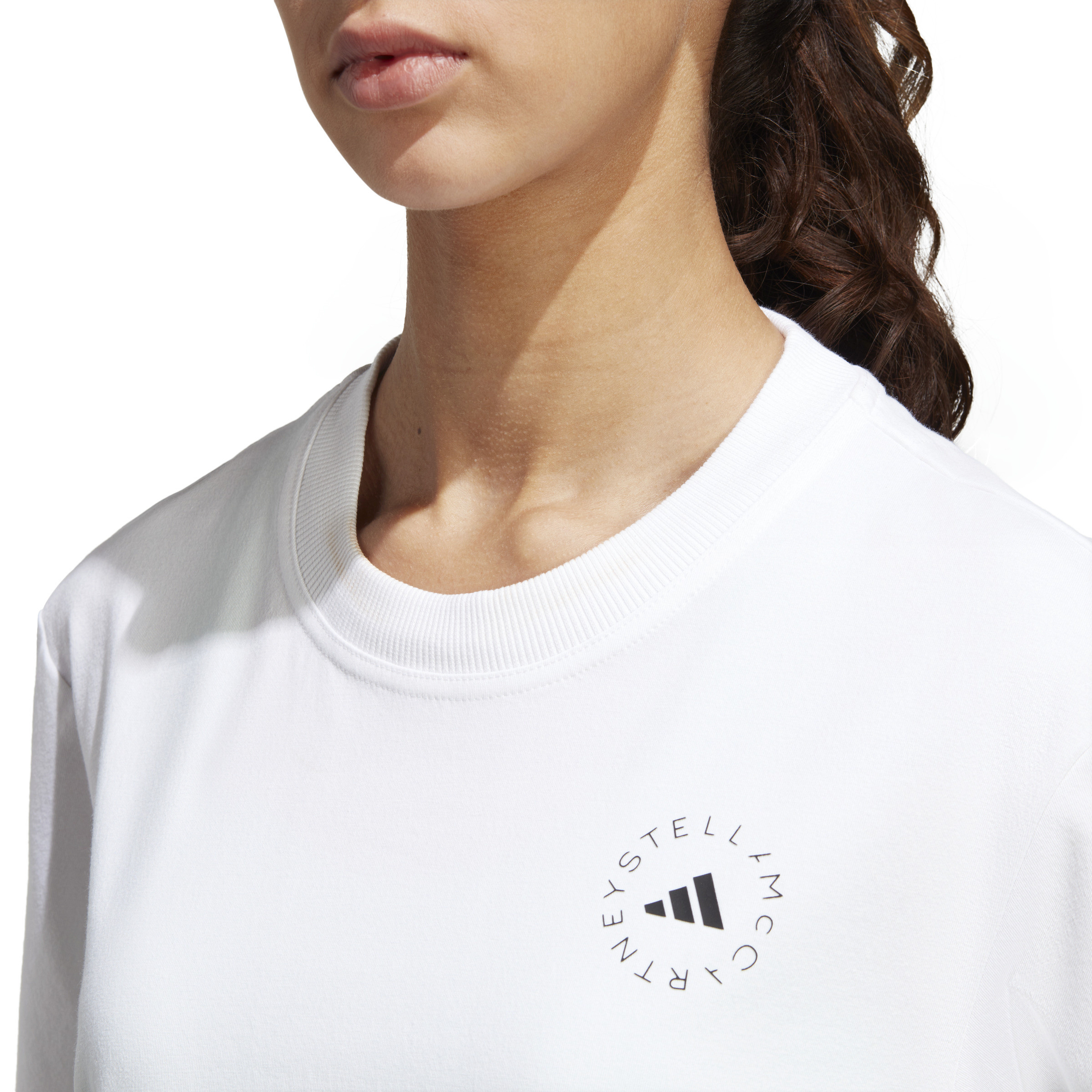 Adidas by Stella McCartney - T-shirt TrueCasuals Regular Sportswear, Bianco, large image number 4